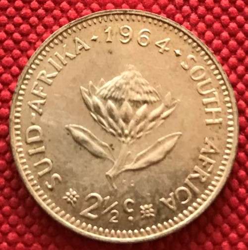 1ST DECIMAL SERIES Uncirculated 1964 2.5 Cent