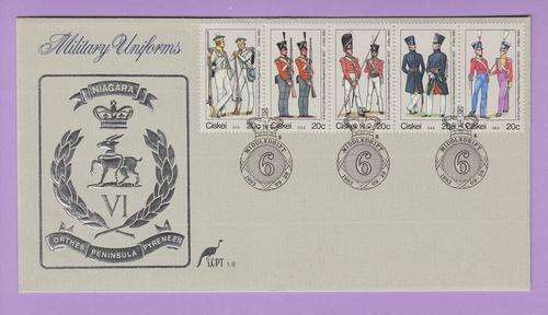 Ciskei FDC (1.8) 28 September 1983 - Military Uniforms