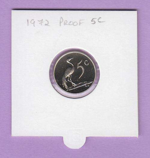 RSA PROOF 1972 5c
