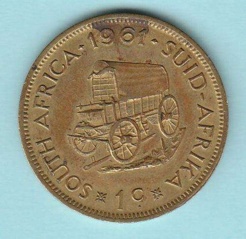 1st Decimal Series 1961 One Cent