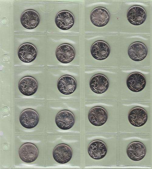 RSA 2nd Dec Series - 20c Proof set - 1965 to 1984