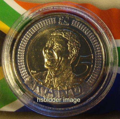 UNC 2008 Mandela R5 in CAPSULE - A must for your collection!