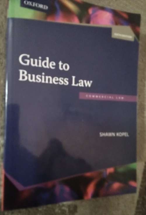 Guide to business Law ( commercial Law ) 6th ed by Shawn Kopel