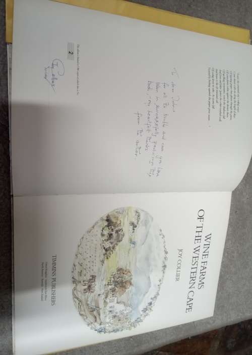 Wine Farms of the Western Cape by Joy Collier