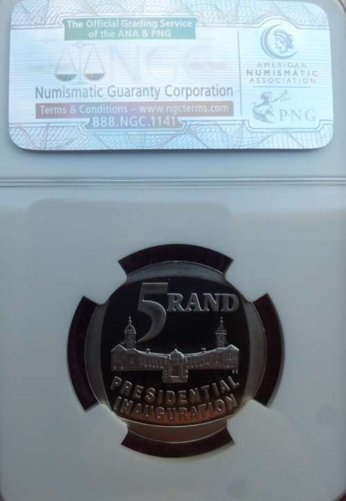 1994 South Africa 5R Presidential Inauguration PF 69 Ultra Cameo