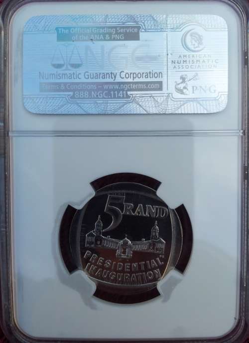1994 South Africa 5R Presidential Inauguration PF 69 Cameo