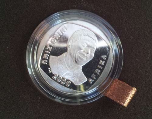 nelson mandela commemorative R5 coin set