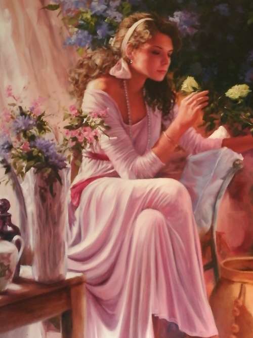 Deon Stols Oil Painting 'Dreamer' - R16000 neg  worth R20000 Simply stunning! 115cm x 90cm