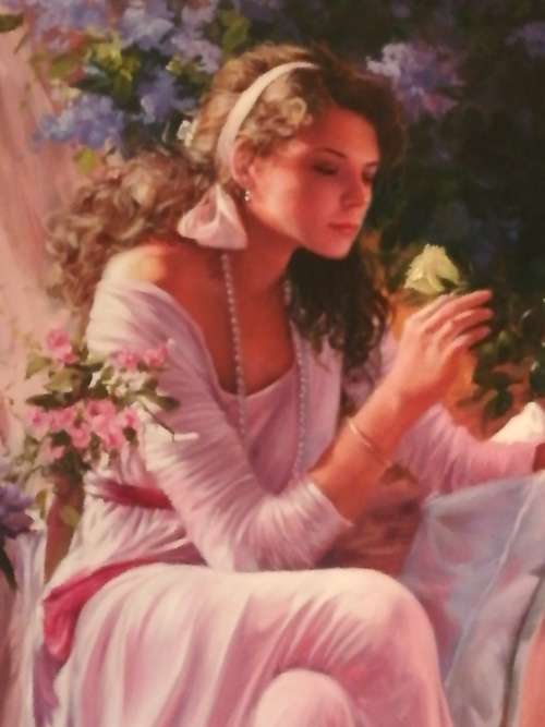 Deon Stols Oil Painting 'Dreamer' - R16000 neg  worth R20000 Simply stunning! 115cm x 90cm
