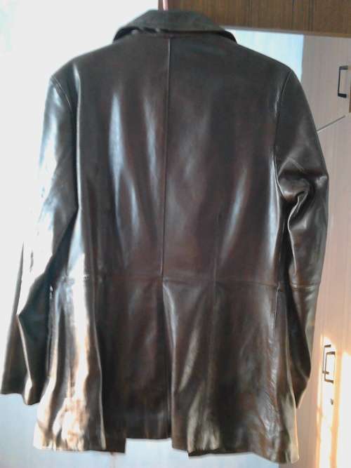 Leather Jacket Size 8 Only R550 Woolworths brand Perfect Condition Dark Brown