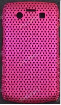 Perforated Mesh Hole Hard Plastic Back Case Cover for BlackBerry 8900