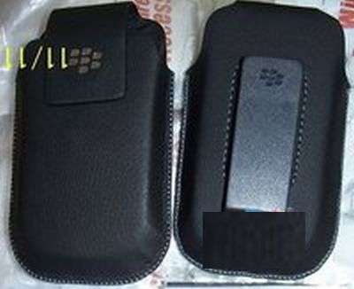 Black pouch with a clip for BlackBerry Bold 9700