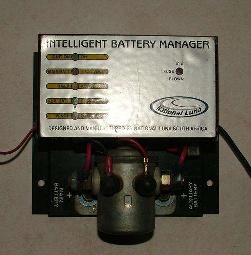 INTELLIGENT BATTERY MANAGER : NATIONAL LUNA 12V DUAL BATTERY CHARGING
