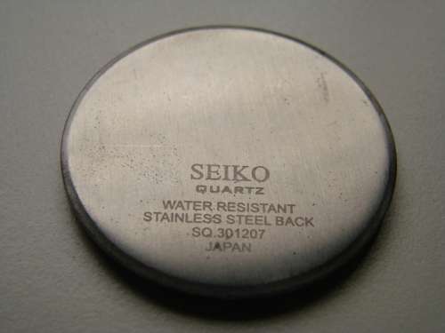 HUGE SEIKO QUARTS GOLDTONE GENTS WATCH : FULLY WORKING