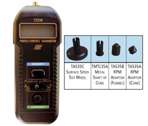 HELLERMANN TYTON : TOPTRONIC : T2238 : DIGITAL TACHOMETER : REV COUNTER