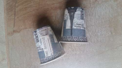 Paris eiffel tower plastic cups / glasses (10), Was R18 now R11