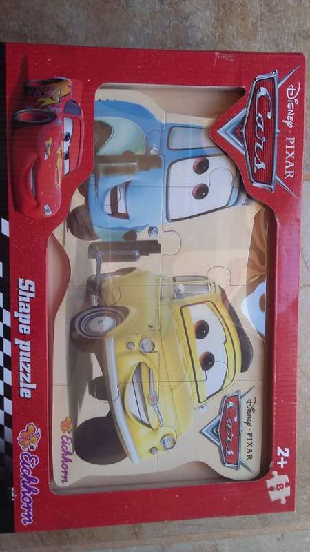 McQueen cars wooden shape puzzle, was R100 now R30