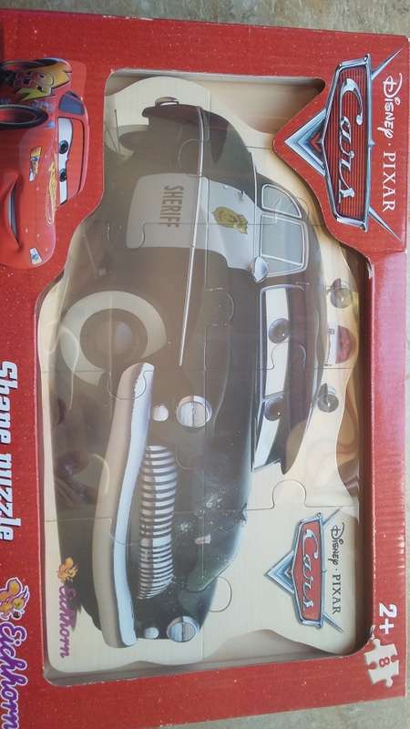 McQueen cars wooden shape puzzle, was R100 now R30