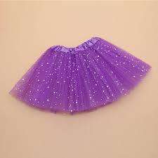 30cm Girls tutu skirt, kiddies Purple GLITTER
