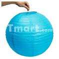 Lantern with expander color ball  - blue 25cm