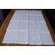 Large white Damask Table cloth 135x240cm