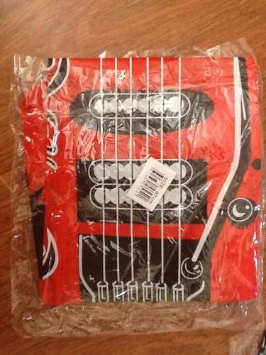 Inflatable guitar great for rock and roll party
