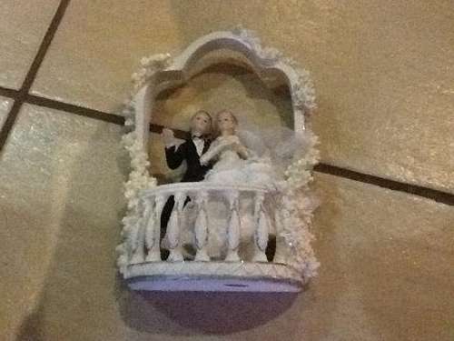 Wedding cake topper 18cm