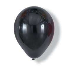 Helium quality balloon 10 in pack black