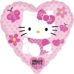 45cm Hello kitty heart kids party Foil Balloon xl