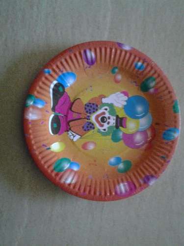 circus / clown party small paper plates(10)