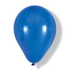 Helium quality balloon 10 in pack blue