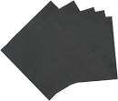 Black paper serviettes (20)