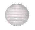 Lantern with expander ball  - white 40cm