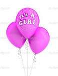 It is a girl balloons 6