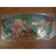 Party plastic foldable buckets / dustbin winnie the pooh