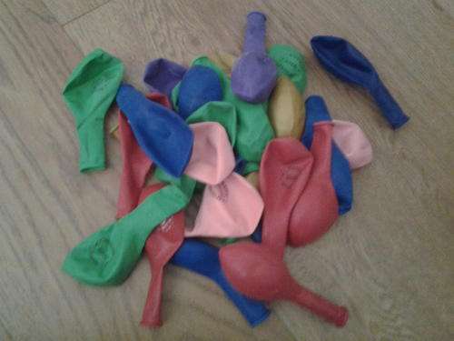 50th Birthday balloons mixed colours, bulk lot, 30 balloons