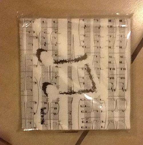 Music notes 3 ply serviettes (20)