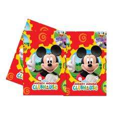 Mickey mouse kids party plastic table cover