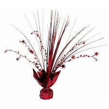 Table foil weight with stars great for center piece for carnival