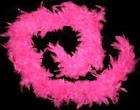 Boa Feather necklace pink +-2m