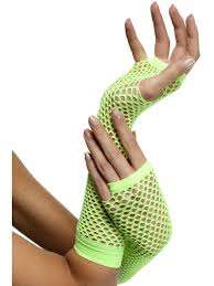 neon Green fishnet gloves was R16 now R8