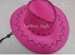 Pink girl cowboy hat