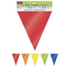 Party banner flags - orange