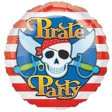 43cm pirate party Foil Balloon xl