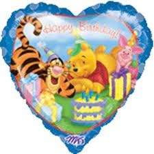 45cm Winnie the pooh kids party Foil Balloon xl, was R45 now R20