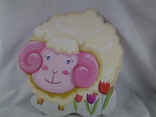 Stunning farm animal sheep 3d cardboard cut out perfect for party decor 27cm