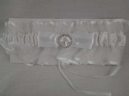 wedding organza garter