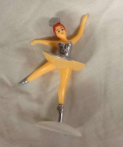 Ballerina figurine  great for cake topper - 12cm