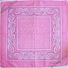 light pink headband / bandana / neckscarf