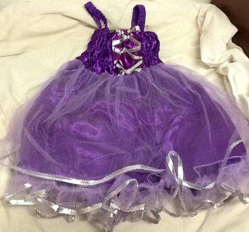 Purple tangled rapunzel dress - dress up party - +-2-4 yr